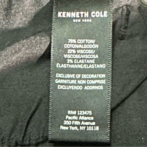 KENNETH COLE Women's Jess Skinny Mid-Rise Slim Fit Jeans Black Size 8 - Picture 12 of 16
